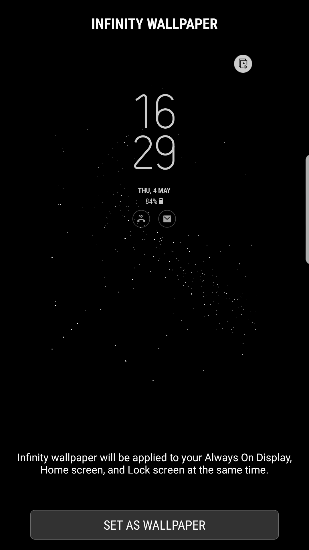 1080x1920 Q] Keeping Infinity Effects Turned On While… | Samsung Galaxy S7 Edge
