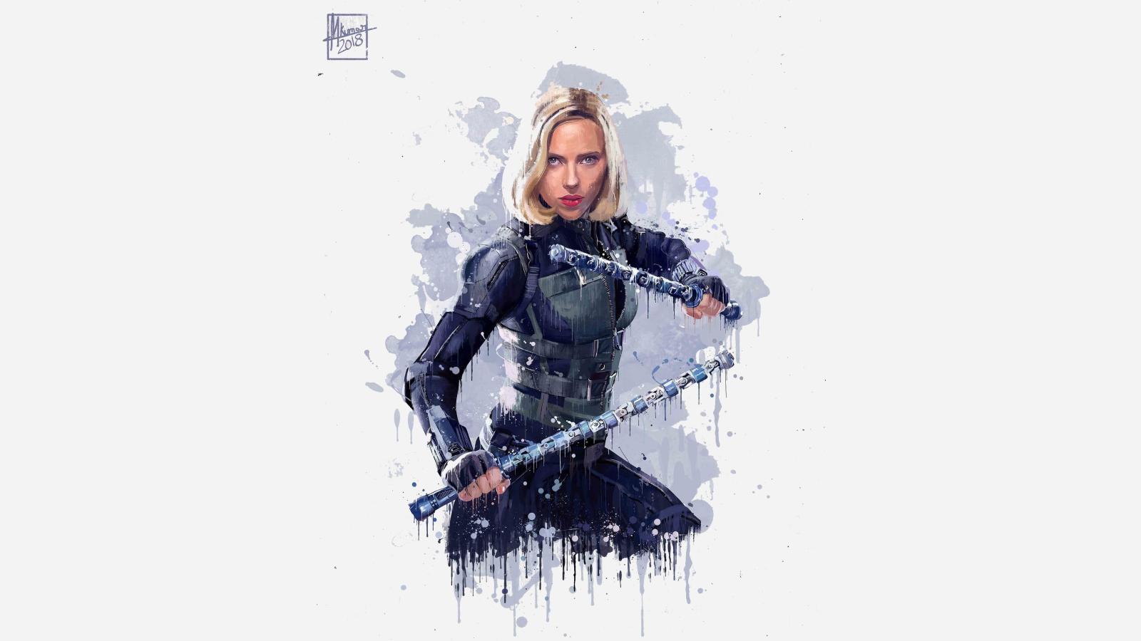 3840x2160 Black Widow In Avengers Infinity War 2018 4k Artwork, HD Movies, 4k