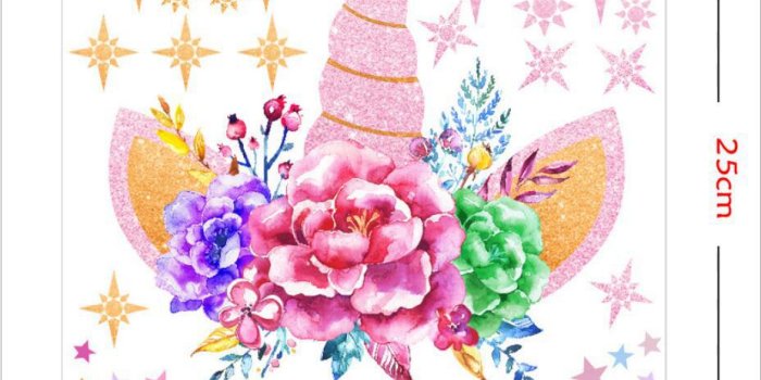 928x875 3styles DIY Unicorn Cartoon star Wall Sticker Stars flower Kids Bedroom  Decals Poster Wallpaper Art Stickers Living Room decor FFA999 300pcs