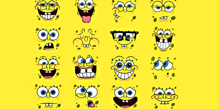 1920x1080 Patrick Star, Yellow, Cartoon, Text, Animated Cartoon Full HD, HDTV