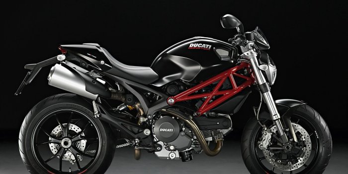 1920x1080 Download wallpaper 1920x1080 motorcycle, ducati monster, black, bike