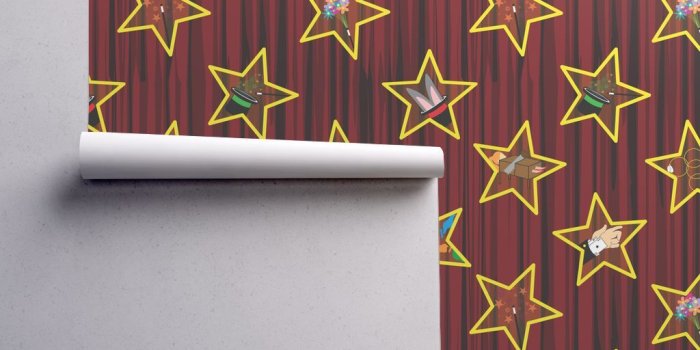 1024x1024 Welcome to the Magic Show! wallpaper - illustrative_images - Spoonflower