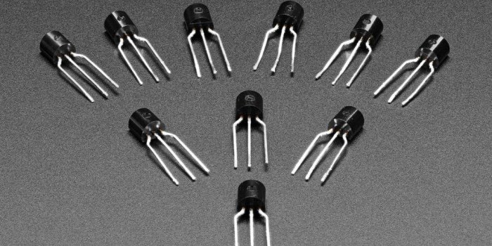 1024x768 Adafruit Bipolar Transistor Kit - 5 x PN2222 NPN and 5 x PN2907 PNP  [ADA3599]