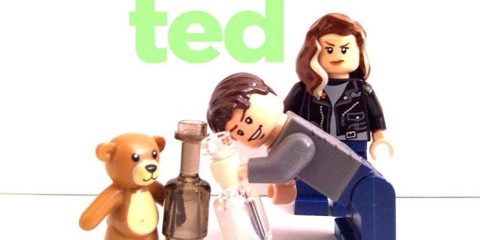 1024x768 Lego Ted Wallpaper | Movie Posters Recreated In Lego Made By…