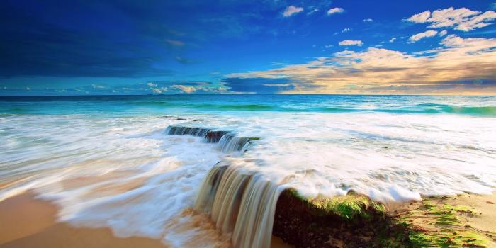 2560x1600 63+ Ocean Beach Wallpapers on WallpaperPlay