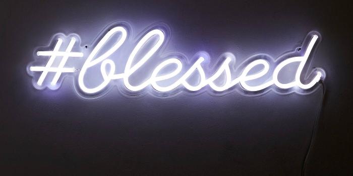 1450x2175 The Oliver Gal Artist Co. #Blessed LED Neon Sign | [ GIFT ] | Neon