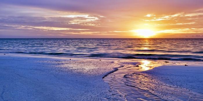 1280x804 Ocean Beach Waves Shiny Sunset wallpapers | Ocean Beach Waves Shiny