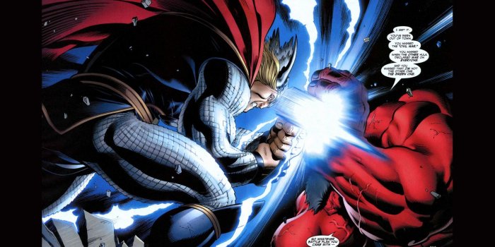1440x900 Red Hulk Vs Thor (#1517710) - HD Wallpaper Download