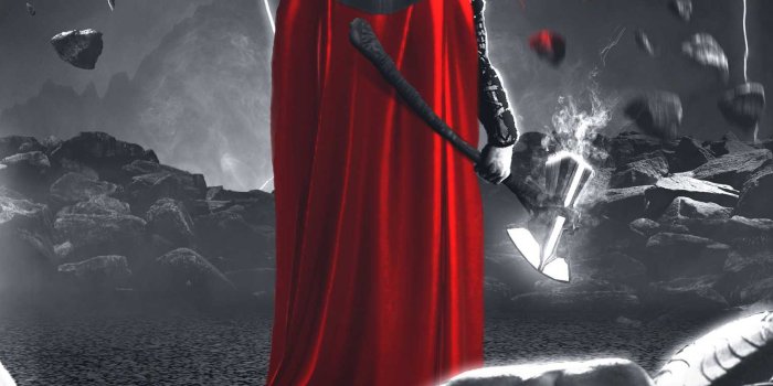 1528x2716 Avengers Endgame Thor Hd Poster
