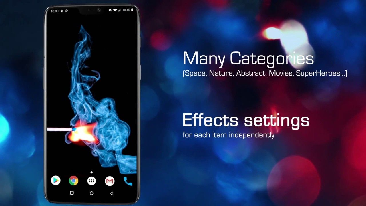 1280x720 Live Wallpapers 4D App for Samsung Galaxy S10 Plus, S7 S8, S9, »