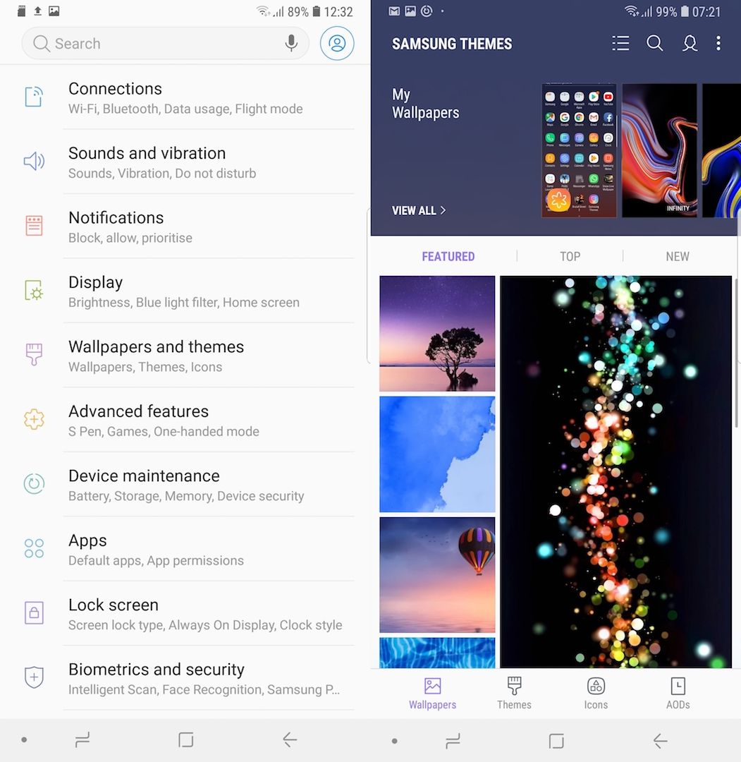 1051x1080 Set a Live Wallpaper on your Galaxy Note 9 for added visual flair