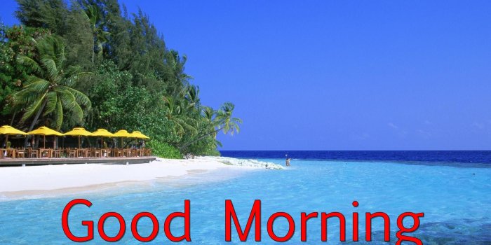1920x1080 Good Morning Amazing View Of Beach Hd Wallpapers – HAPPY WONDER WORLD