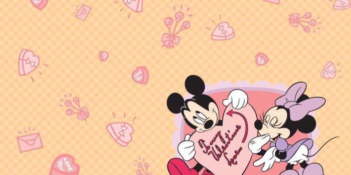 1024x768 free valentine wallpapers | Cartoons Wallpaper: Mickey and Minnie