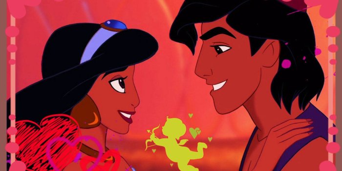 1280x800 Disney Princess Valentine's Day - Love's in the air Wallpaper