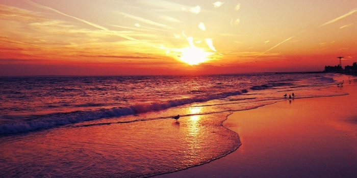 1920x1200 76+ Sunset Beach Wallpapers on WallpaperPlay