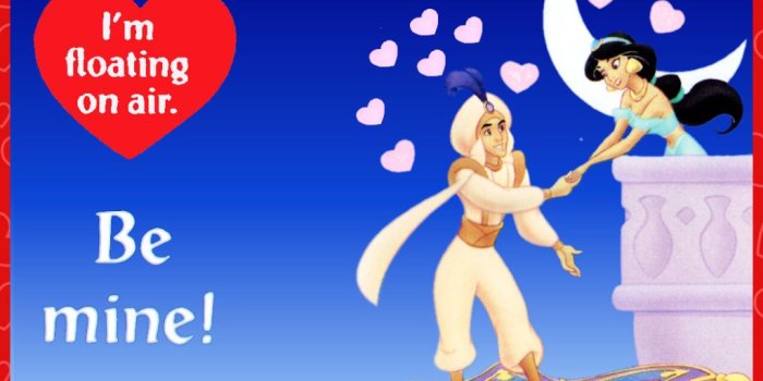 1024x768 Aladdin/Jasmine Balcony Scene Valentine Wallpaper | — Streetrat —