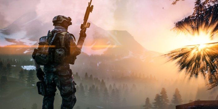 1332x850 Wallpaper landscape, weapons, soldiers, equipment, Battlefield 4