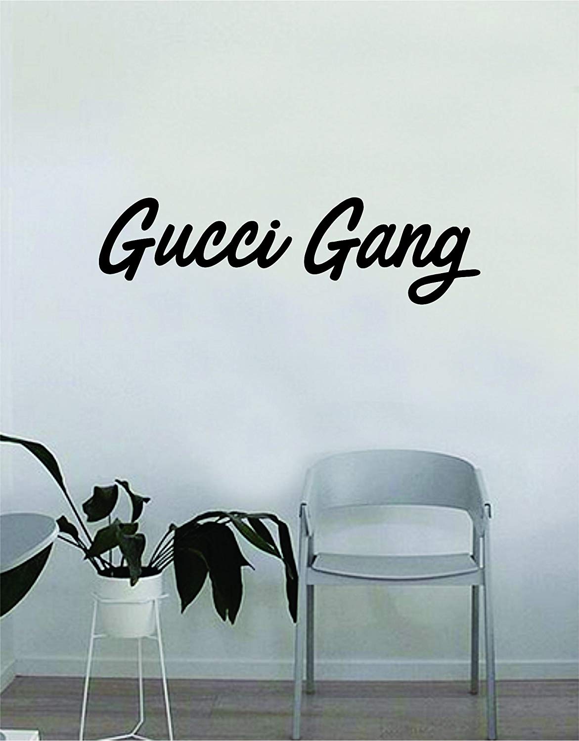 1171x1500 Amazon.com: Boop Decals Gucci Gang Quote Wall Decal Sticker Bedroom