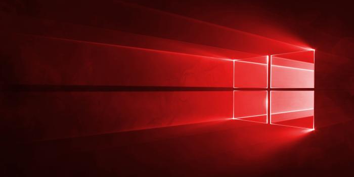 3554x1999 Windows 10 Red in 4K ❤ 4K HD Desktop Wallpaper for • Wide & Ultra