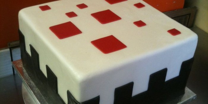 900x1200 Minecraft Birthday Cake In Minecraft Wallpaper Minecraft Tnt Block