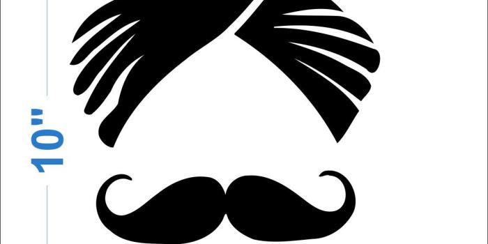 1128x1181 KalaKart Jaat Car Sticker, Car Bumper, Hood, Glass Sticker (PVC Vinyl)  (Black)