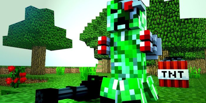 1920x1080 Creeper Minecraft Wallpaper HD 15001 - Baltana