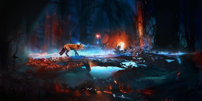 1920x1080 Red Fox Art Wallpaper » Earthly Wallpaper 1080p