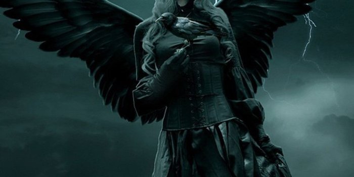 1080x1920 56+ Goth Angel Wallpapers on WallpaperPlay