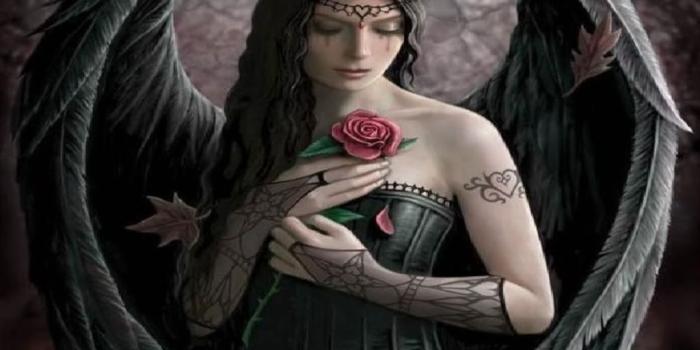 1024x768 47+] Gothic Angel Wallpaper on WallpaperSafari