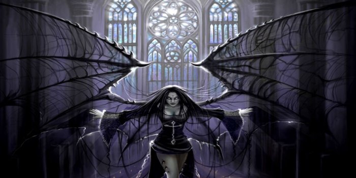 1280x1024 Dark - Angel Wallpaper | Beauty in Dark ways | Gothic fantasy art