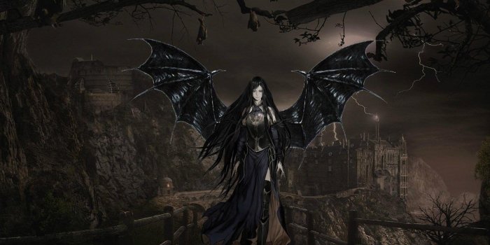 1680x1050 Gothic Vampire Angel Wallpapers For Desktop, Laptop And Tablet