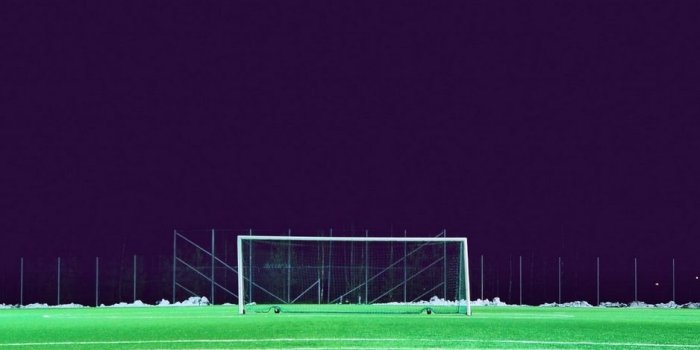 938x1668 Download wallpaper 938x1668 football field, lawn, gate iphone 8/7/6s