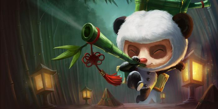 5000x3000 Panda Teemo | LoL Wallpapers