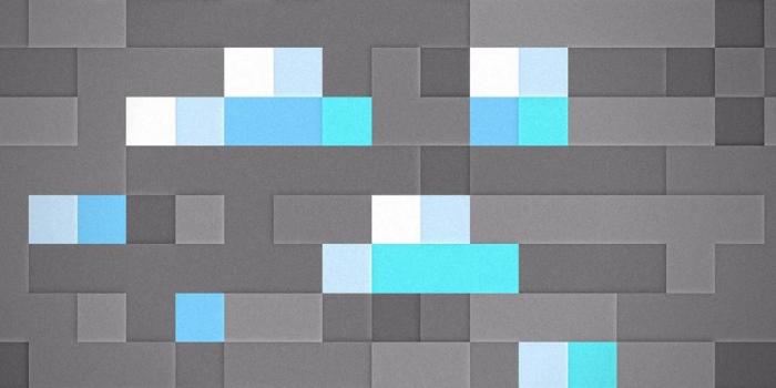 1024x1024 Dantdm - Minecraft Diamond Ore Block Free Wallpaper & Backgrounds