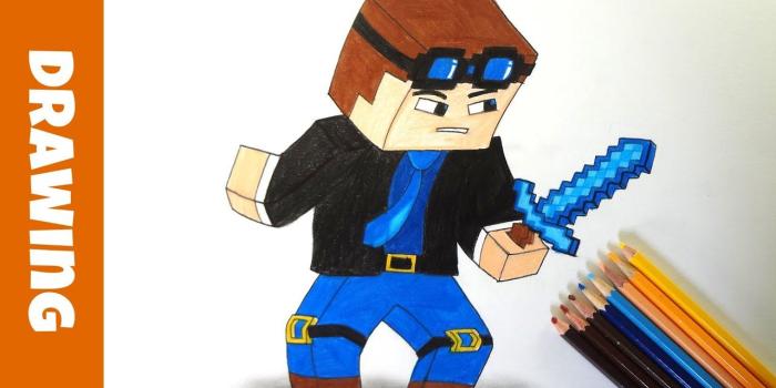 1280x720 Dantdm Drawing Minecraft at PaintingValley.com | Explore collection