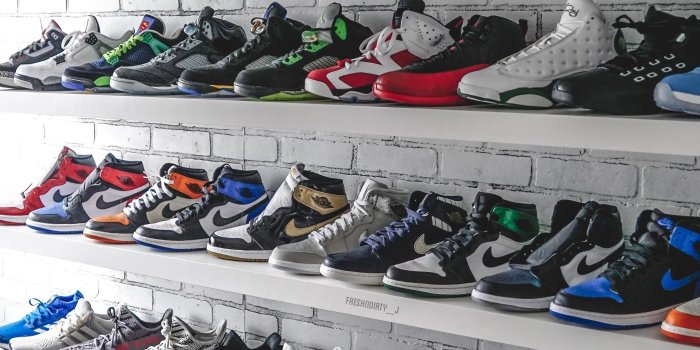 3376x6000 The sneaker wall at my house. Fuller pic was requested due to last