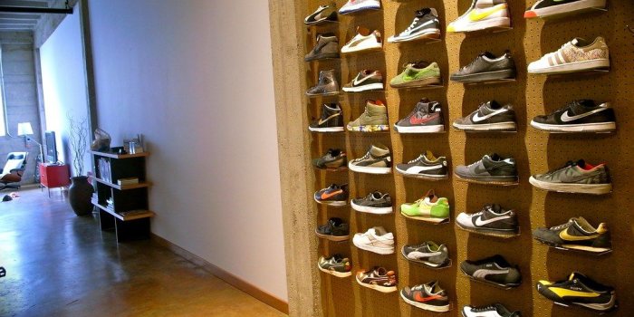 1024x768 my sneaker wall, take one | Matthew Rothenberg