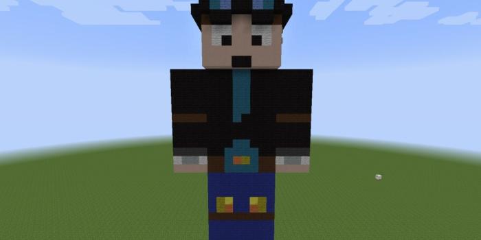 1280x800 DanTDM 3D Art Minecraft Project