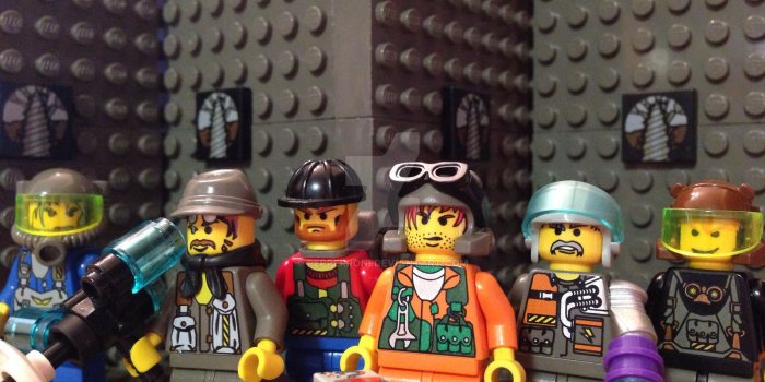 1600x1200 Lego Rock Raiders Crew by PepperRoni