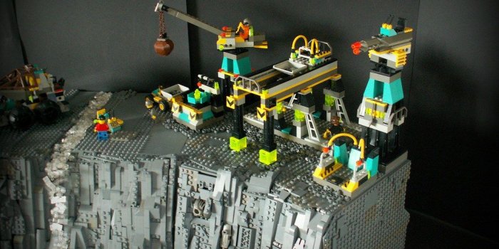 1024x768 Lego Rock Raiders HQ [MOC] | So here it is, my biggest proje…