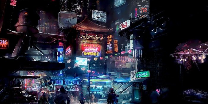 1356x984 Anime City Wallpapers