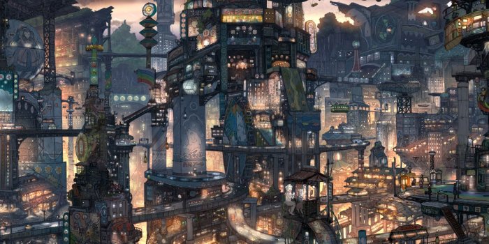 1920x1200 Anime City Scenery - The KingDisneyMarios Wallpaper (40394673) - Fanpop