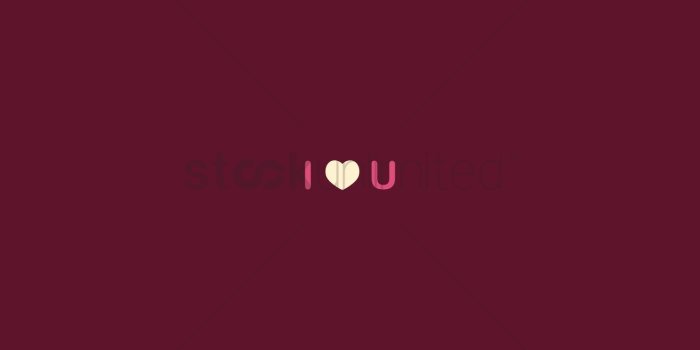 1300x1300 I love you wallpaper Vector Image - 1821947 | StockUnlimited