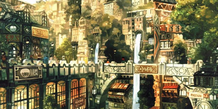 2560x1600 Anime city wallpapers | Freshwallpapers