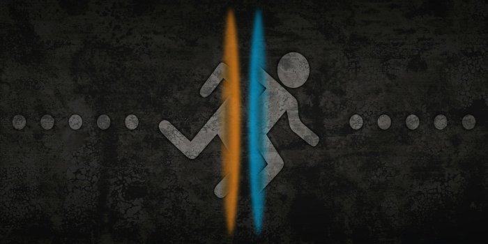 3840x1200 Just a dual monitor Portal wallpaper I made, enjoy and feel free to