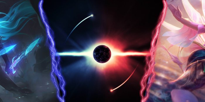 3840x1080 Katarina/Irelia dual monitor wallpaper League of Legends - Album on