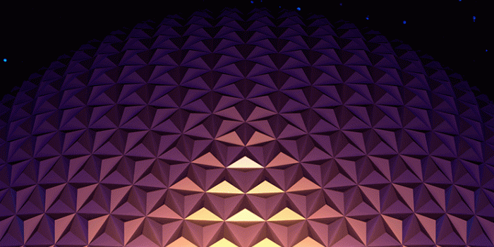 744x1392 Shiny Polygon Ball In Starry Sky iPhone Wallpaper | IPHONE