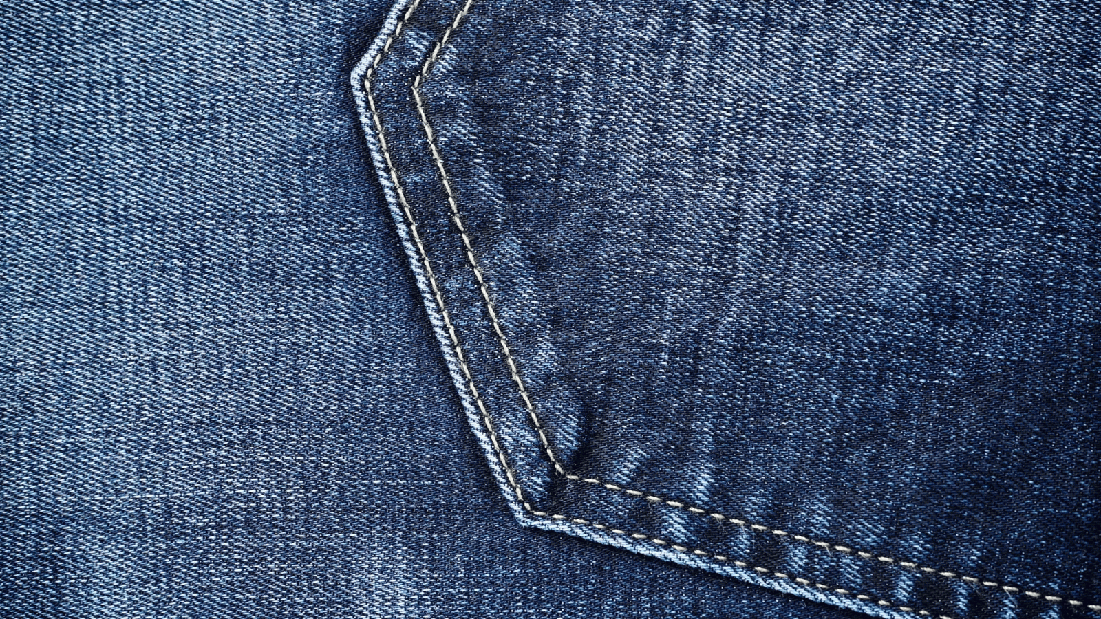 1920x1080 Closeup detail of blue denim jeans back pocket, texture background. Dolly  sliding shot 4K ProRes HQ codec Stock Video Footage - Storyblocks Video
