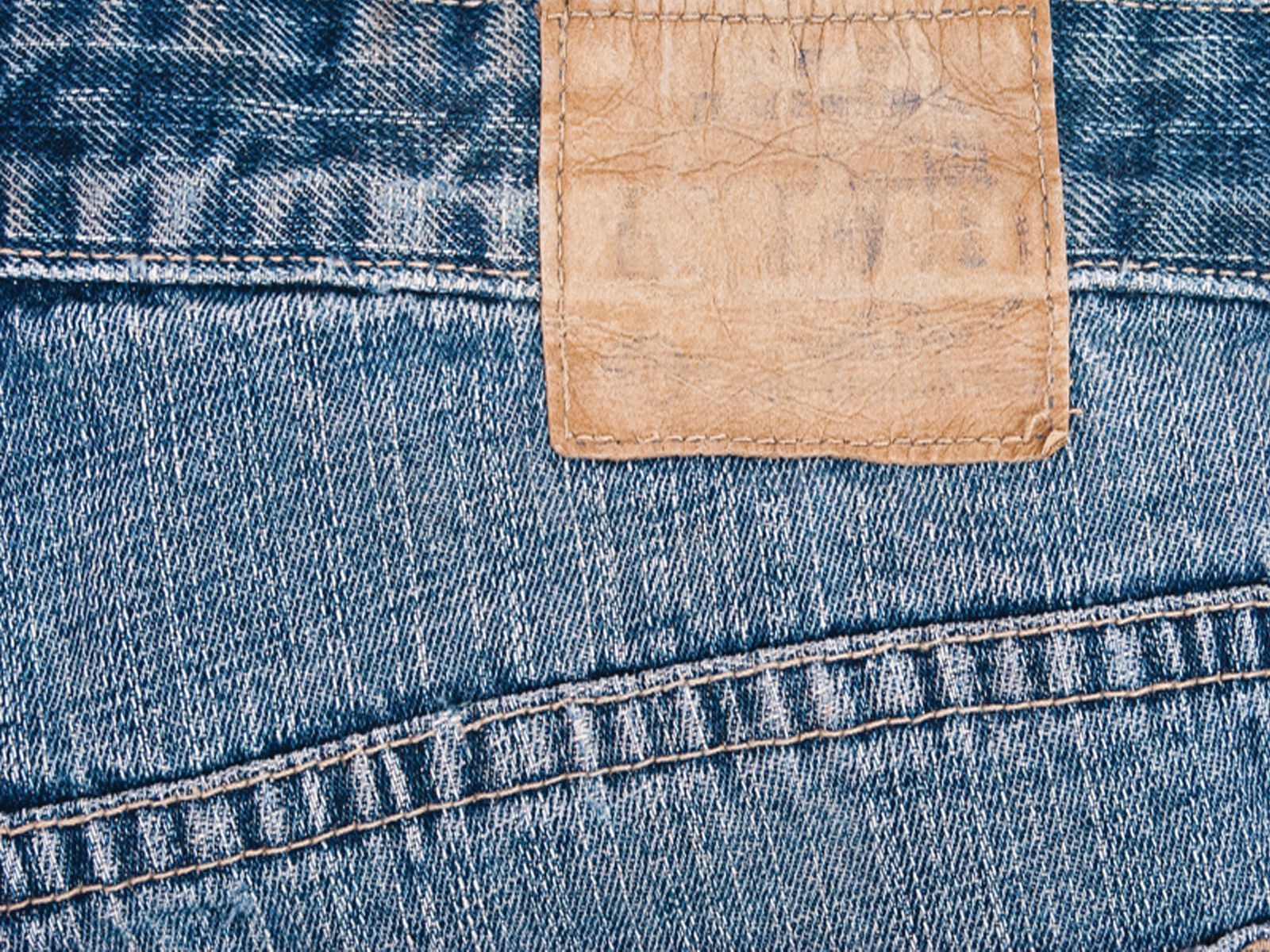 1600x1200 Blue Jeans Pocket Powerpoint Templates - Beauty & Fashion, Blue