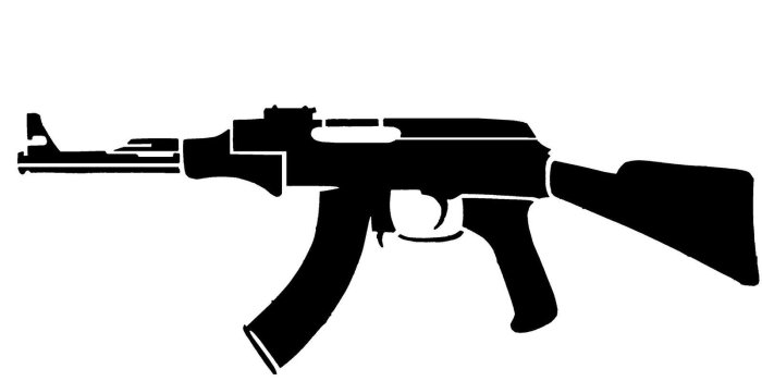 1600x1200 Download the AK47 Stencil Wallpaper, AK47 Stencil iPhone Wallpaper